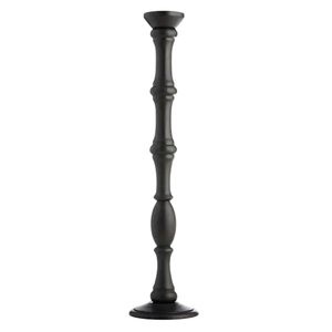 Nouveau support à bougie en aluminium coulé finition noir mat pour la décoration de la maison, qualité supérieure, fait main, personnalisé, vente en gros S/2 - Product Image 1