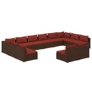 Ensemble de salon de jardin Cinnamon Red en couleur marron - Product Image 2