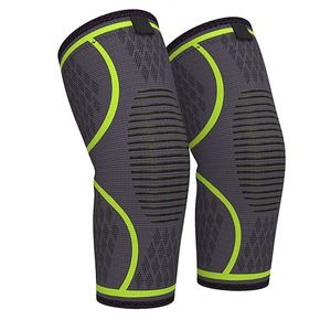 Genouillère tricotée respirante à compression, manchon de soutien et de protection toutes saisons, fermeture à enfiler - Product Image 6