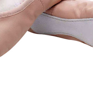 Zapatos de entrenamiento de gimnasia suaves de cuero para adultos, zapatos planos de ballet para niñas, zapatos planos transpirables de cuero de alta calidad - Product Image 6