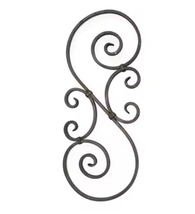 Decorative Stainless <b>Steel</b> Wrought Iron Scroll Panel for Stair <b>Railing</b> Balcony Gate Fence and Luxury Home Metalwork Design - Product Image 4