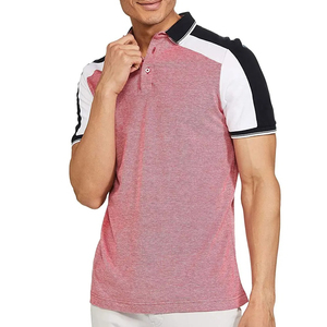 Camisetas de Golf para Hombre al por Mayor, de Alta Calidad, Tejidas, de Algodón y Poliéster, Transpirables, con Logotipo Personalizado en la Parte Delantera - Product Image 3