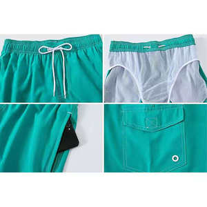 <b>Men's</b> Quick Dry Board Shorts Cargo Pocket Swim <b>Trunks</b> with Drawstring Waist Beach Sportswear Custom Logo Available - Product Image 6
