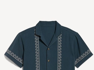 High Quality Men's <b>Half</b> Sleeve Casual <b>Shirt</b> Turn-down Collar Summer <b>Shirts</b> - Product Image 3