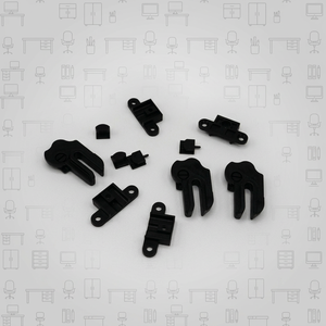Composants en plastique polyvalents et réglables, meubles de bureau modernes durables de haute qualité, assemblage facile, bureau à domicile, fabriqué à Taïwan - Product Image 6