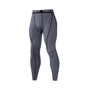 Leggings thermiques pour hommes avec logo personnalisé, fitness d'hiver, mode, taille élastique, tissu en coton et élasthanne, longueur intégrale, confortables, sport - Product Image 6