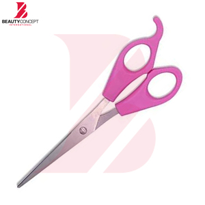 Ciseaux de barbier professionnels avec manche en plastique, ciseaux à cheveux en acier inoxydable, lame tranchante, outil de coiffure de salon, logo OEM - Product Image 2