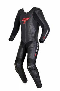 Blouson bomber streetwear en cuir style baseball universitaire - Product Image 2