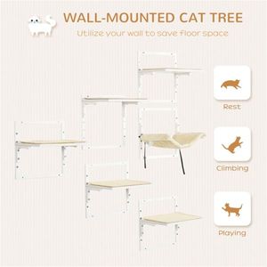 Set of Cat Tower and Shelf Pet Houses & Furniture - Product Image 6