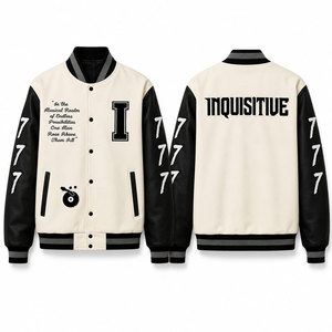Chaquetas Varsity de Béisbol con Logotipo Personalizado, Fabricantes de Ropa, Chaqueta de Béisbol Personalizada, Chaqueta Letterman Personalizada - Product Image 1