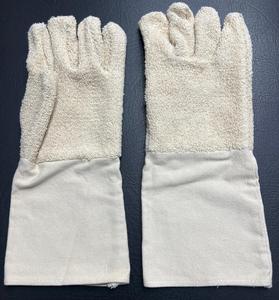 Terry <b>Glove</b> with Straight Thumb Canvas Cuff Terry Cloth Mitten Heat Resistance Heavy Duty Industrial Terry <b>Gloves</b> & Mitts Daily - Product Image 6