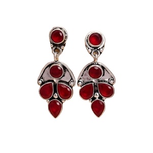 ต่างหูแบบติดหูทรงกลมประดับเพชรซิคอนสไตล์โบฮีเมียน ทำจากสแตนเลสสตีลชุบเงินออกซิไดซ์ เหมาะสำหรับทุกเพศทุกวัยในโอกาสงานปาร์ตี้ - Product Image 6