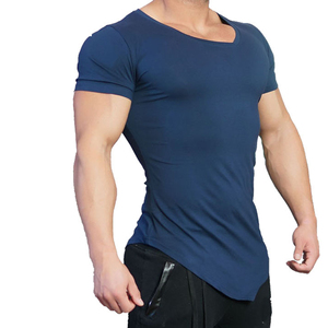 T-shirt personnalisé pour homme, motif tendance, 260g, col uni, style vintage, coupe courte, impression sérigraphique, vente flash - Product Image 3