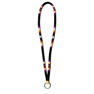 Elegante cordón de cuentas de semillas para llaves, correa hecha a mano con cuentas de semillas, diseño colorido y con estilo. - Product Image 1