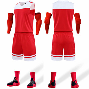 ชุดยูนิฟอร์มบาสเก็ตบอลคอวี-ทรงคลาสสิคแบบนักกีฬา-เสื้อเจอร์ซีย์ตาข่ายกางเกงขาสั้น-พิมพ์ลายเสือดาวด้วยความร้อนแบบกำหนดเอง-ระบายอากาศได้ดีสำหรับทีม - Product Image 1