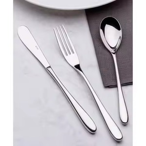 Modern Metal Dining Collection Premium Flatware for Kitchen <b>Table</b> Restaurant and Hotel Supply - Product Image 1
