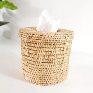 Bathroom Decoration <b>Kitchen</b> Accessories Tissue Box Holder Round <b>Paper</b> Roll Cover Boxes Customized logo Accept - Product Image 5