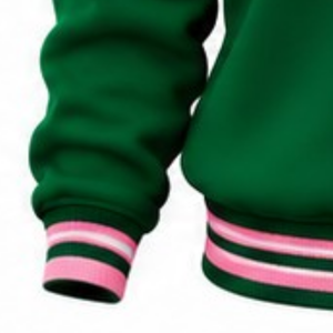 Green Women Sisterhood <b>Heart</b> Design <b>Sweatshirt</b> Casual Crew Neck Knitted Rib Long Sleeve Pullover Custom Graphic Ladies Fashion - Product Image 3