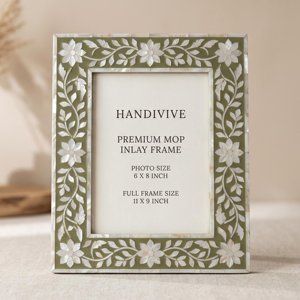 Wall and tabletop picture <b>frame</b> with mother of pearls inlay for family photo <b>gallery</b> cheapest price - Product Image 1