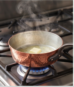 Rose Gold Hand Curved Metal Sauce Pans Durable Kitchen Cookware For Home Hotel Restaurant Use <b>Utensil</b> Set - Product Image 4