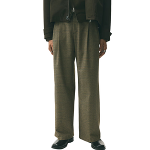 Pantalon pour homme coupe droite, tissé, imprimé numérique, couleur unie, polyester/rayonne, séchage rapide, respirant, formel, décontracté, personnalisé - Product Image 2