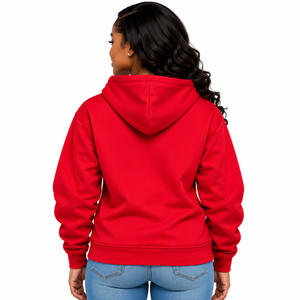 Sudadera con Capucha PDK con Letras Griegas, Puños y Dobladillo Acanalados, Gráfico Decorativo Frontal y Capucha Ajustable para el Campus - Product Image 2