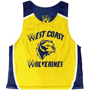 Service OEM pour les pinnies de crosse sublimés imprimés réversibles de taille plus avec numéro de nom de logo personnalisé 100% Polyester - Product Image 1