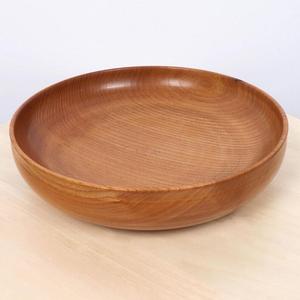 Bol en bois artisanal fait main, rustique, en bois naturel non traité, plat de service pour fruits, collations, salades, cuisine, table, salle à manger, décoration classique - Product Image 1