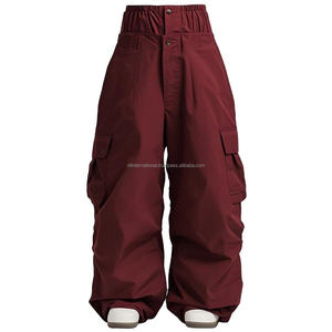 Pantalones de Esquí Holgados de Alta Calidad para Hombre y Mujer, Polartec 380G, Impermeables, de Secado Rápido, Estilo Hip Hop, Cierre con Cremallera - Product Image 5