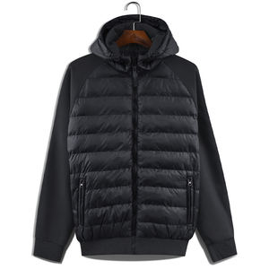 Vestes à capuche hybrides matelassées pour hommes, design personnalisé, vente en gros, style élégant, haute qualité, fabrication pakistanaise, légères et chaudes, vêtements décontractés d'hiver - Product Image 1