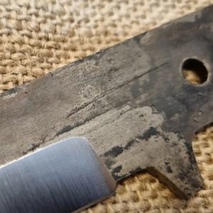 มีดใบเปล่าทำมือแบบกำหนดเอง Jexmoo พร้อมใบมีดเหล็กคาร์บอนและปลอกหนัง - ของขวัญสำหรับเชฟ - Product Image 5