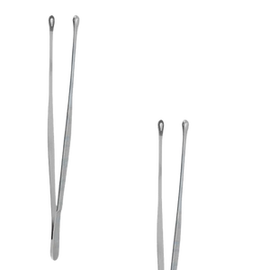 Pinzas Intestinales Denis Browne de Acero Inoxidable, Puntas Rectas y Dentadas, Mordazas Fenestradas, 178 mm de Largo, Instrumentos, Juego de Instrumentos - Product Image 1