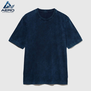 T-shirts décontractés unis, très demandés, personnalisables, nouvelle collection, effet délavé à l'acide - Product Image 1