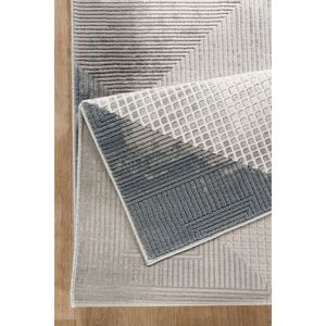 Geometrix GC_DIM1009 Tappeto Runner Grigio 2 Piedi 7 Pollici X 9 piedi 10 pollici Tappeto Decorativo - Product Image 3