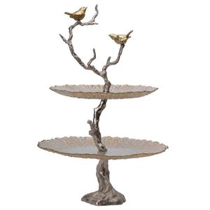 Support à gâteau en métal de qualité supérieure pour présentation de pâtisseries en boulangerie, avec base robuste et finition durable - Product Image 4