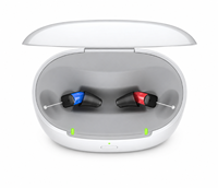 Prothèse auditive rechargeable Signia Silk C&G 1IX CIC 16 canaux prête à l'emploi avec connectivité mobile pour perte auditive légère à modérée