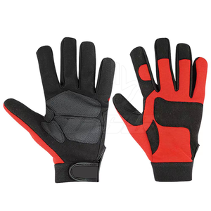 Guantes de Trabajo Mecánicos de Piel de Cabra Resistentes, Guantes de Trabajo Mecánicos Más Vendidos con Agarre Extra - Product Image 1