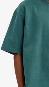 เสื้อยืดคอตตอน 100% คุณภาพสูง หนานุ่ม ทรงหลวม ไหล่ตก สไตล์สตรีทแวร์ สำหรับผู้ชาย รับสกรีนลายปัก สั่งทำได้ - Product Image 3