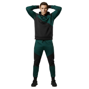 Survêtement homme OEM/ODM 100% coton/polyester, léger, respirant, impression de logo personnalisée, en vente - Product Image 4