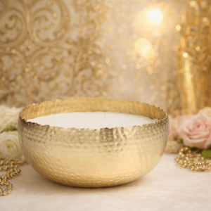 Tarro de vela Diseño martillado Precio bajo Hierro Metal Portavelas redondo Olla de cera Tarro de vela para iluminación Decoración del hogar y la boda - Product Image 6