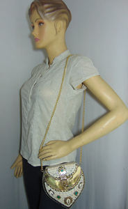 Bolsos de Mano y Carteras de Mosaico Blanco Hechos a Mano para Mujer - Product Image 3