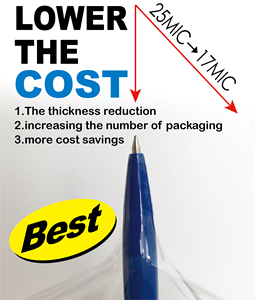 18 Mic LLDPE Soft Casting Transparent Moisture Proof Stretch Film for Pallet Wrapping Packaging <b>Shrink</b> Film Roll No reviews y - Product Image 4