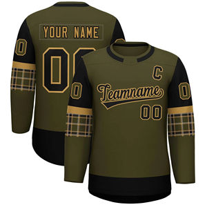 Maillot de hockey sur glace personnalisé, brodé ou sublimé, uniforme d'équipe, fabricant OEM en gros - Product Image 3
