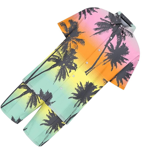 Hot Sale Hawaiian Beach Wear Breathable Men's Shirts And Shorts Set Comfortable Plus Size Men's Summer Sets - Product Image 6
