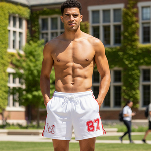 Durable Unisex Summer Shorts Nylon Taslan Fabric Swim Trunks <b>Mesh</b> Lining Boardshorts Custom Logo Beachwear Wholesale - Product Image 6