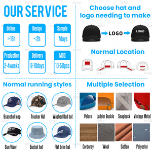 Gorras de Béisbol de Algodón Twill Vintage de Alta Calidad al por Mayor, con Logotipo Bordado Personalizado, Lavado Ácido, Estilo Desgastado, JFB3 - Product Image 6