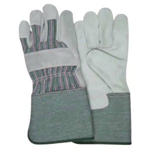 Gants de travail en cuir de vachette pleine fleur canadiens de qualité supérieure, souples, confortables, offrant une protection des mains et dotés de caractéristiques de sécurité réfléchissantes - Product Image 5