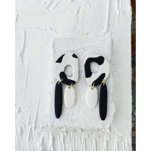 Luxury Handmade <b>Resin</b> <b>Earrings</b> Premium Quality Material Elegant Party Fashion Accessories Crystal Style Lightweight Comfortable - Product Image 6