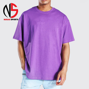 T-shirt d'été pour homme 100 % coton, col rond, manches courtes, style hip-hop oversize, séchage rapide, écologique, chez NURAK en 2026 - Product Image 5