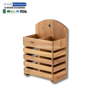 Juego de Condimentos Moderno de Madera con Frascos y Portautensilios, Forma Rectangular, Accesorio de Mesa Duradero, THANH TUNG THINH CO. LTD - Product Image 3